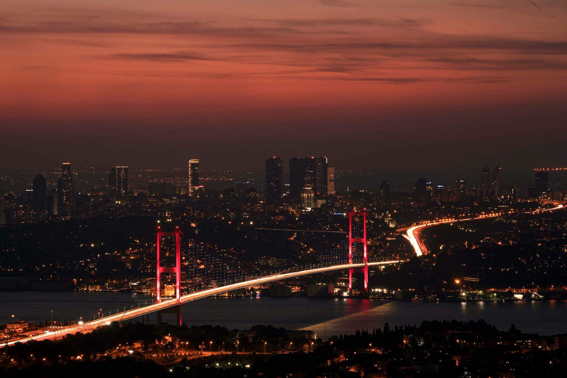 Bosphorus at sunset, Istanbul